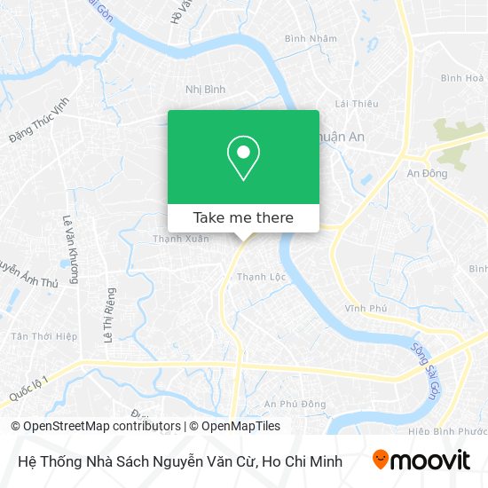 Hệ Thống Nhà Sách Nguyễn Văn Cừ map