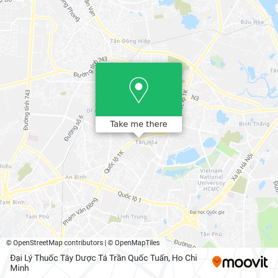 Đại Lý Thuốc Tây Dược Tá Trần Quốc Tuấn map