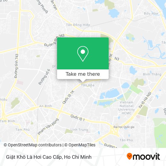 Giặt Khô Là Hơi Cao Cấp map