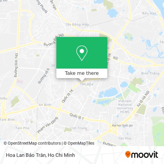 Hoa Lan Bảo Trân map