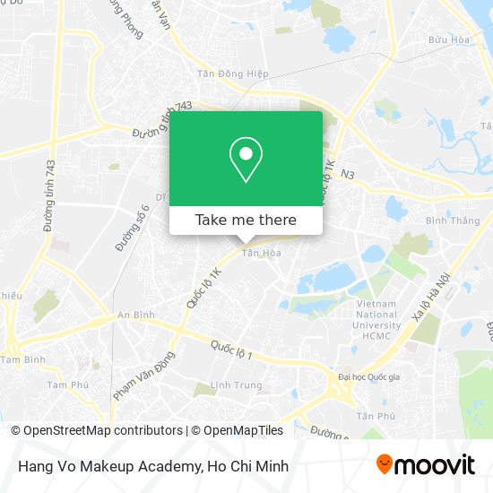 Hang Vo Makeup Academy map
