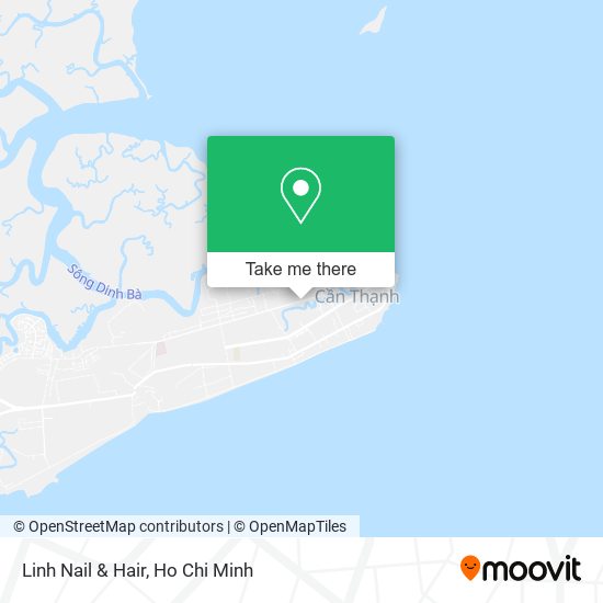 Linh Nail & Hair map