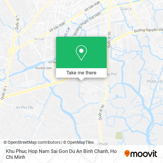 Khu Phuc Hop Nam Sai Gon Du An Binh Chanh map