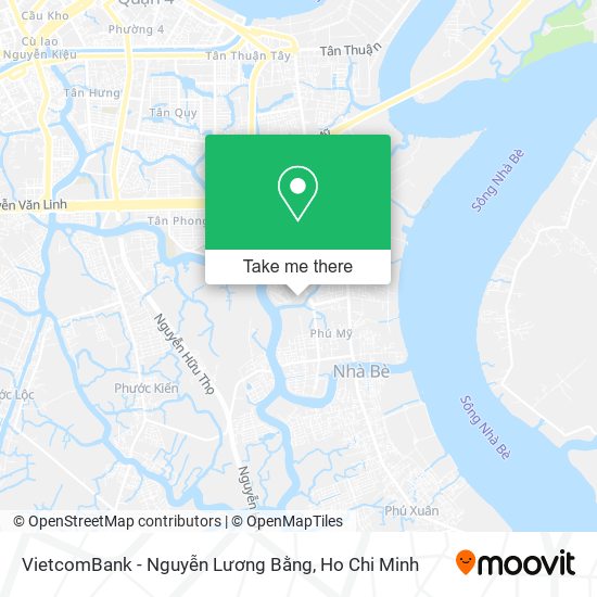 VietcomBank - Nguyễn Lương Bằng map