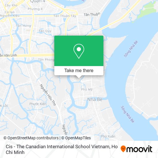 Cis - The Canadian International School Vietnam map