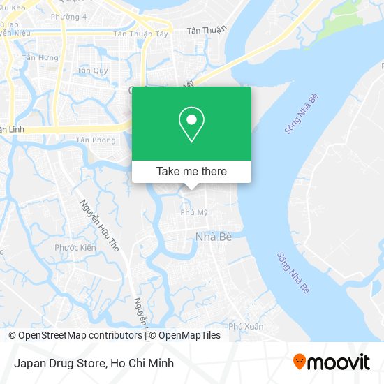Japan Drug Store map
