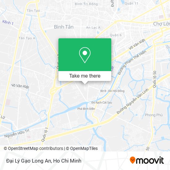 Đại Lý Gạo Long An map