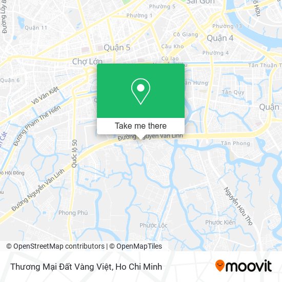 Thương Mại Đất Vàng Việt map