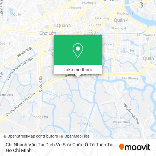 Chi Nhánh Vận Tải Dịch Vụ Sửa Chữa Ô Tô Tuấn Tài map