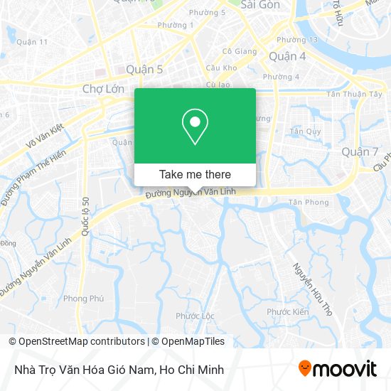 Nhà Trọ Văn Hóa Gió Nam map