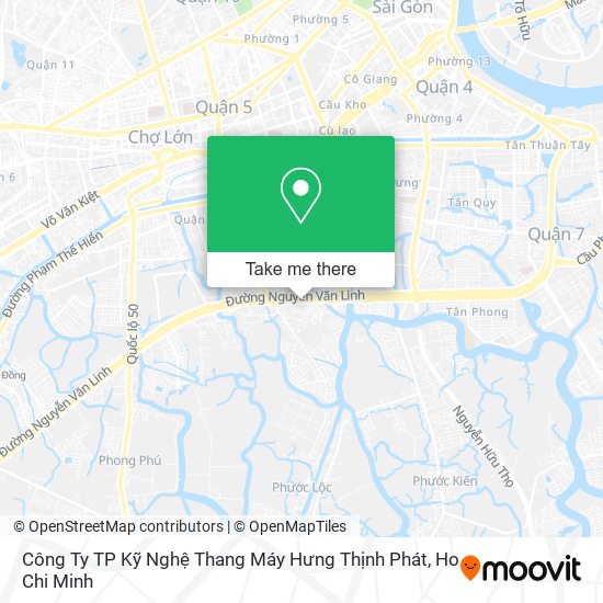 Công Ty TP Kỹ Nghệ Thang Máy Hưng Thịnh Phát map