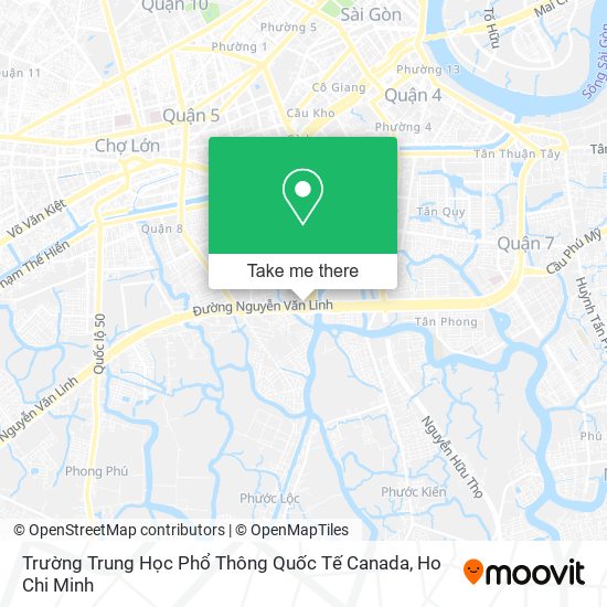 Trường Trung Học Phổ Thông Quốc Tế Canada map