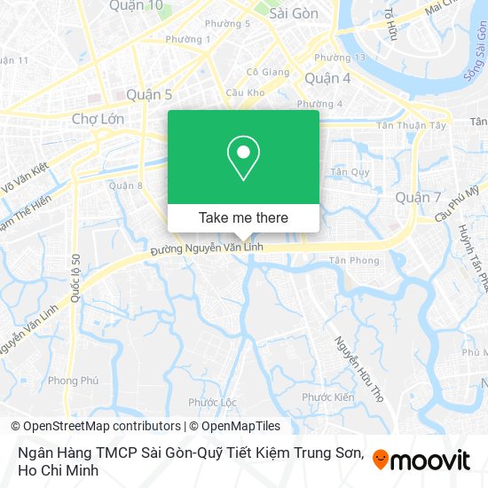 Ngân Hàng TMCP Sài Gòn-Quỹ Tiết Kiệm Trung Sơn map