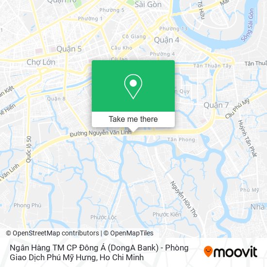 Ngân Hàng TM CP Đông Á (DongA Bank) - Phòng Giao Dịch Phú Mỹ Hưng map