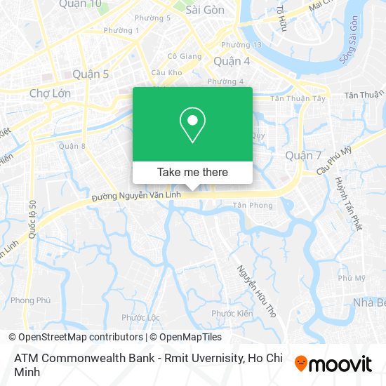 ATM Commonwealth Bank - Rmit Uvernisity map