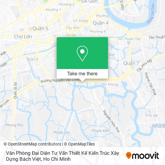 Văn Phòng Đại Diện Tư Vấn Thiết Kế Kiến Trúc Xây Dựng Bách Việt map