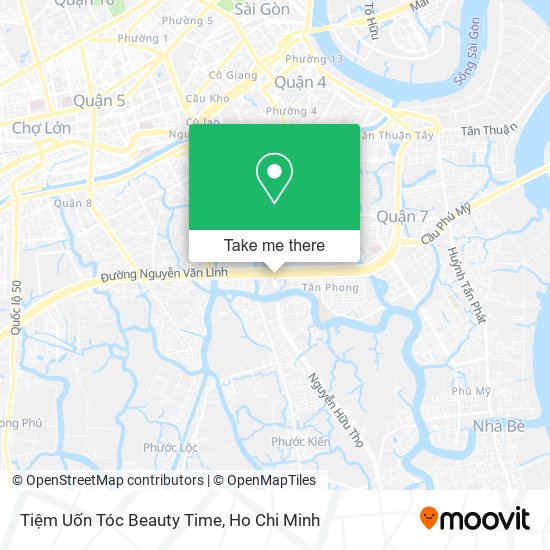 Tiệm Uốn Tóc Beauty Time map