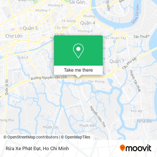 Rửa Xe Phát Đạt map