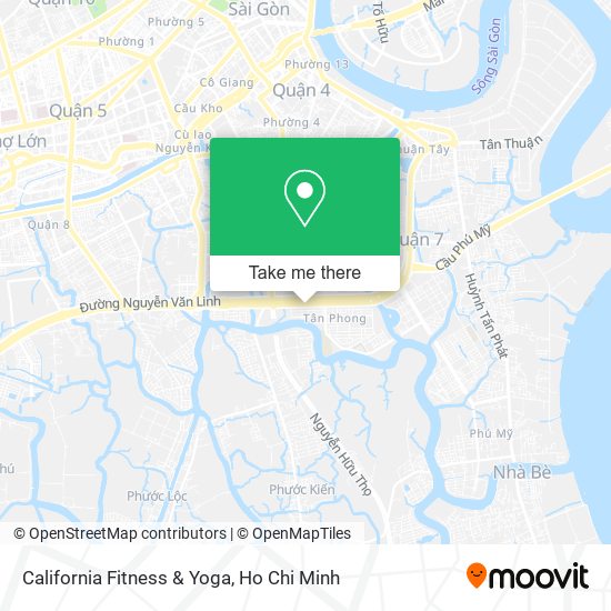 California Fitness & Yoga map