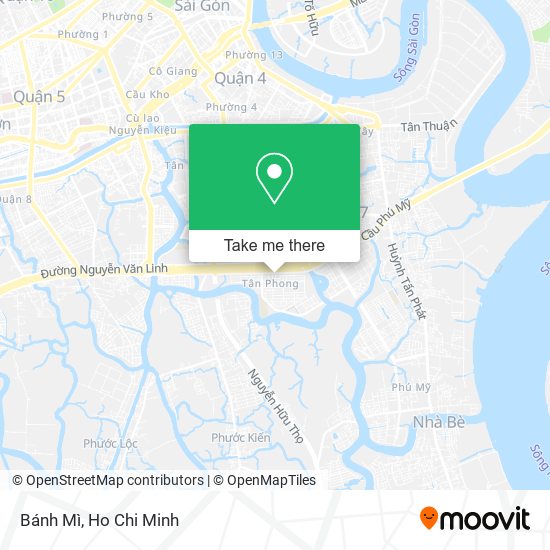 Bánh Mì map