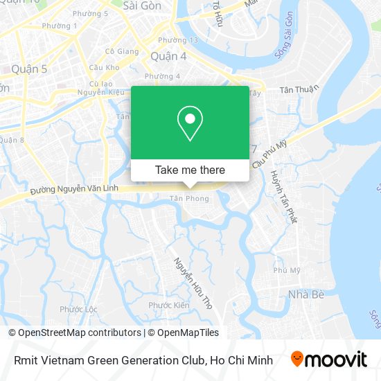 Rmit Vietnam Green Generation Club map