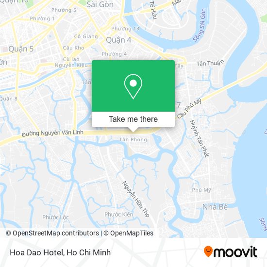 Hoa Dao Hotel map