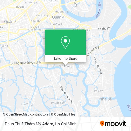 Phun Thuê Thẩm Mỹ Adorn map