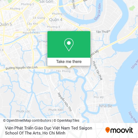 Viện Phát Triển Giáo Dục Việt Nam Ted Saigon School Of The Arts map