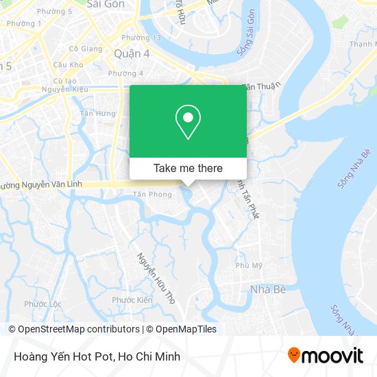 Hoàng Yến Hot Pot map