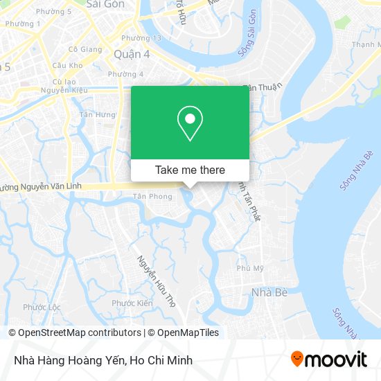 Nhà Hàng Hoàng Yến map
