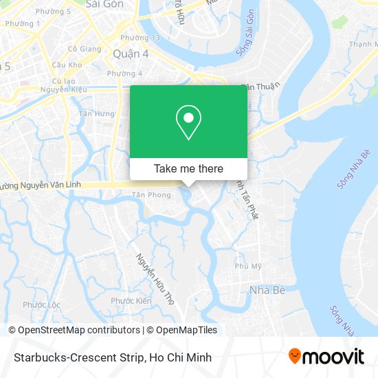 Starbucks-Crescent Strip map