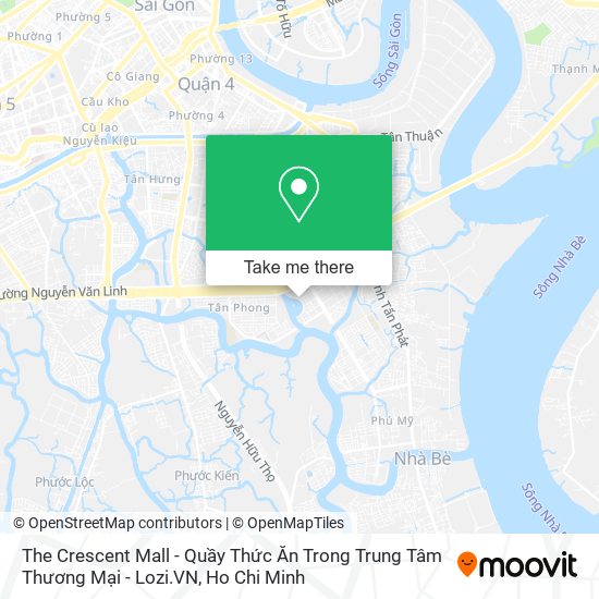 The Crescent Mall - Quầy Thức Ăn Trong Trung Tâm Thương Mại - Lozi.VN map