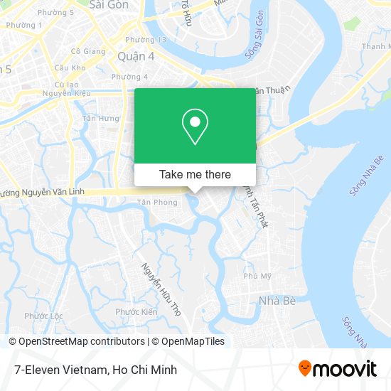 7-Eleven Vietnam map