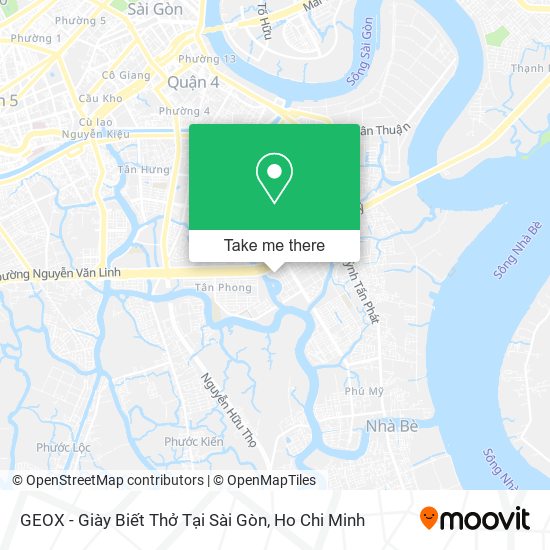 GEOX - Giày Biết Thở Tại Sài Gòn map