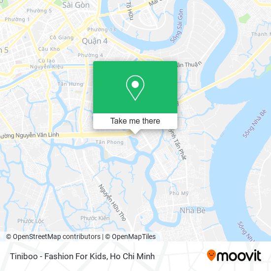 Tiniboo - Fashion For Kids map