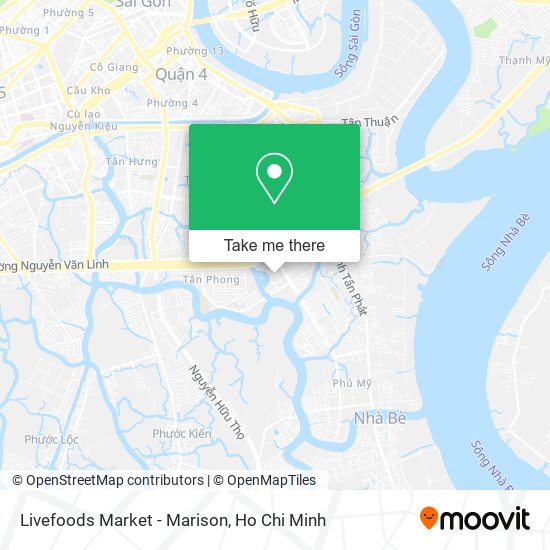 Livefoods Market - Marison map