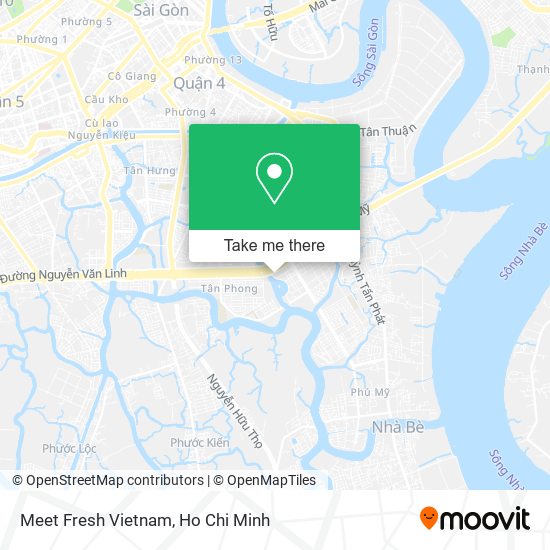 Meet Fresh Vietnam map