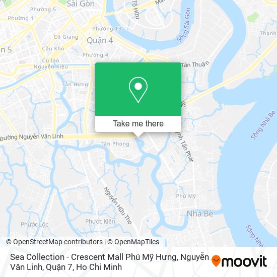 Sea Collection - Crescent Mall Phú Mỹ Hưng, Nguyễn Văn Linh, Quận 7 map