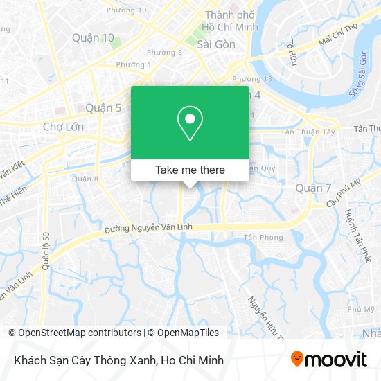 Khách Sạn Cây Thông Xanh map