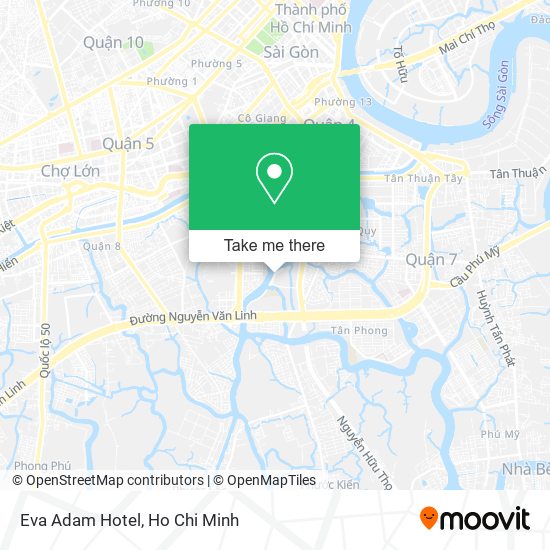 Eva Adam Hotel map