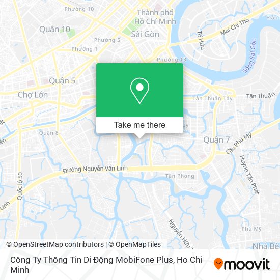 Công Ty Thông Tin Di Động MobiFone Plus map