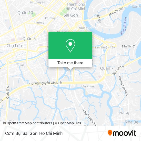 Cơm Bụi Sài Gòn map