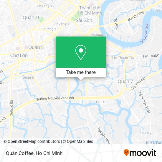 Quán Coffee map