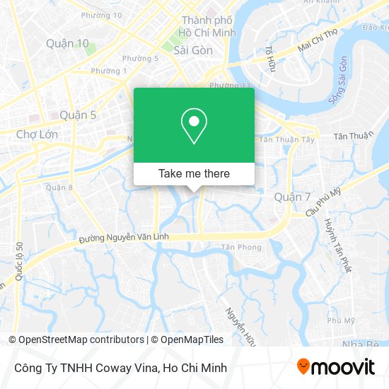 Công Ty TNHH Coway Vina map