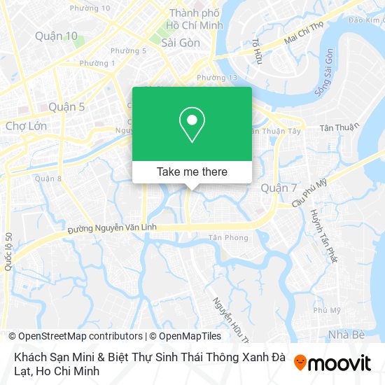 Khách Sạn Mini & Biệt Thự Sinh Thái Thông Xanh Đà Lạt map