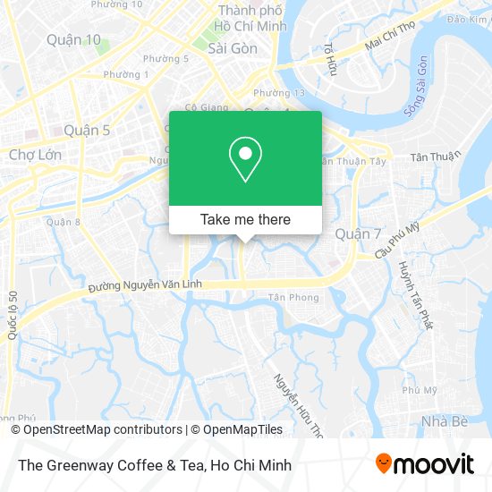 The Greenway Coffee & Tea map