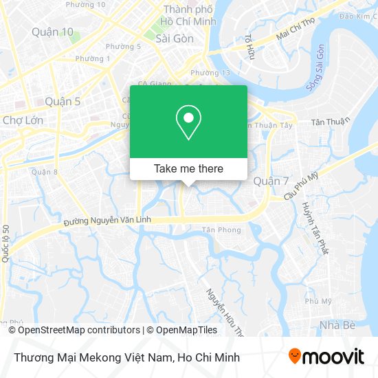 Thương Mại Mekong Việt Nam map