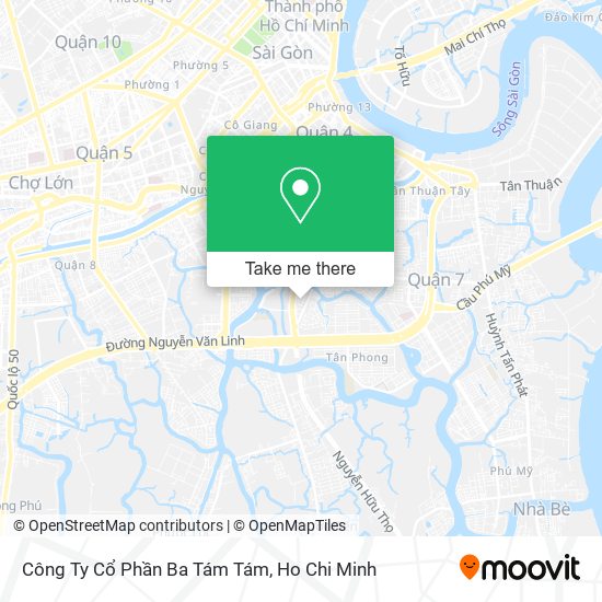 Công Ty Cổ Phần Ba Tám Tám map