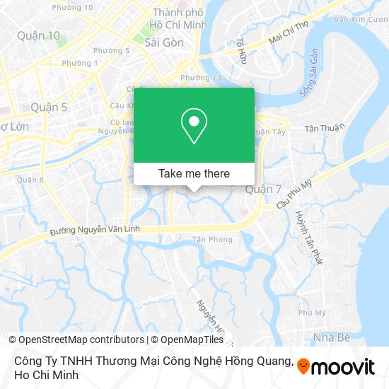 Công Ty TNHH Thương Mại Công Nghệ Hồng Quang map