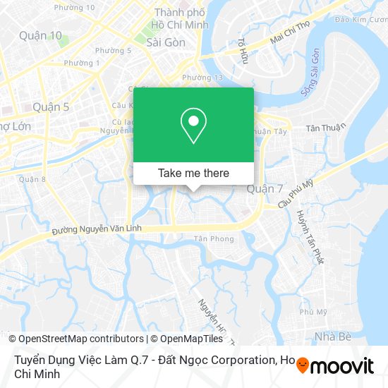 Tuyển Dụng Việc Làm Q.7 - Đất Ngọc Corporation map